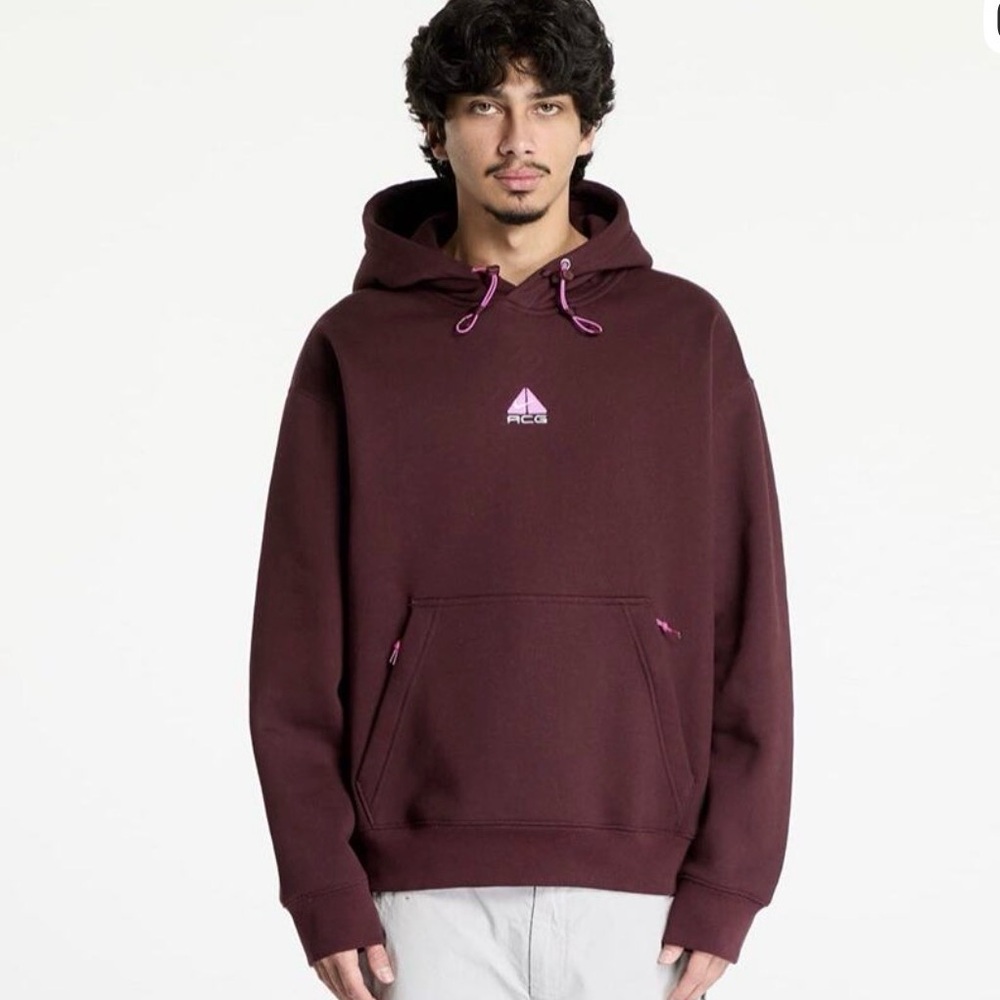 Nike ACG ThermaFit Burgundy Crush Size
XL Pullover Hoodie DH3087-652